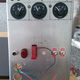 Mocking up a switch panel for the center of the car.